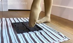 Feet STUCK in a STICKY TRAP - Glue Trap Foot Fetish Fantasy
