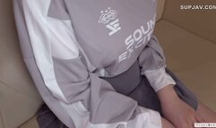 A short cut black haired girl is so horny that she can’