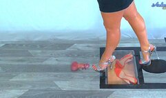 Cum Under My Silver Stripper Heels - Amber Cam - AmbersCBT - 51AC