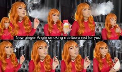 New ginger Angie smoking marlboro red for you!