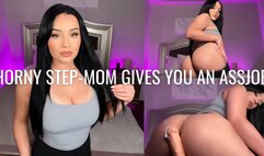 HORNY STEP-MOM GIVES YOU AN ASSJOB
