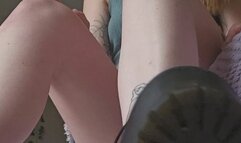 Stomping you in my boots