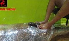 CUM BLASTING MUMMY FOOT JOB