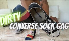 Dirty Converse Sock Gag