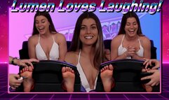 Lumen Loves Laughing! - A True Ticklee!