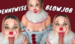Pennywise ask you give her suck your dick POV Clown Facefuck