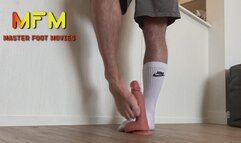 With my feet I play with your cock part 2