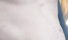 Skinny guy bloated belly