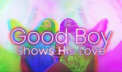 Good Boy Shows His Love