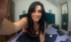 MilfyCalla-Masturbating and playing with green Fur long Jacket 188