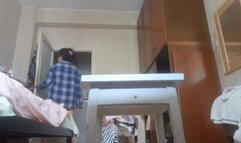 SPYING STEPMOMMY'S PANTY