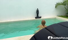 My big cock was perfect for her holes