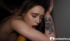 Beautiful girl moans as I penetrate her pussy